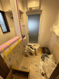 タンクレスですっきり広々としたトイレに 世田谷区H様邸 タンクレスですっきり広々としたトイレに 世田谷区H様邸